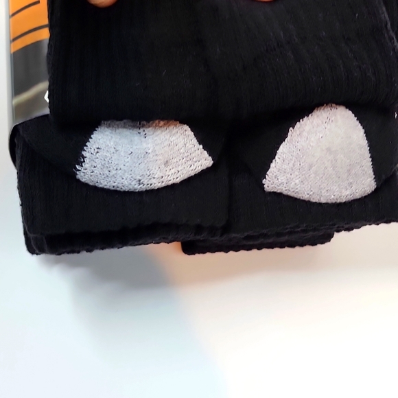 WORKSITE 10 PAIR CREW SOCKS, BLACK WORTH GREY TOEGUARD & HEAL - Picture 8 of 8